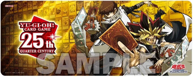 YuGiOh 25th Anniversary Quarter Century YuGi Kaiba Playmat Japanese SEALED